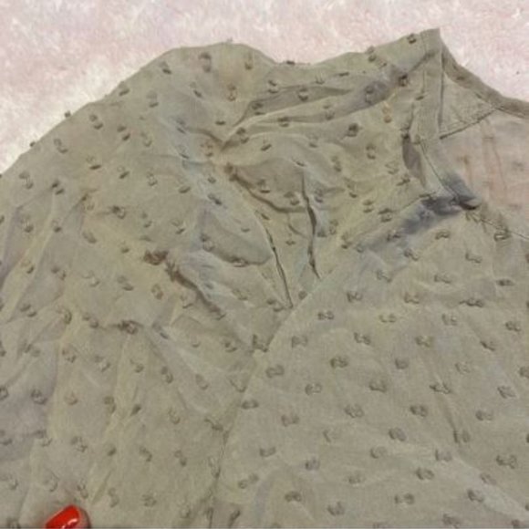 Babaton Aritzia "Augusta" Silk Swiss Dot Blouse - Picture 10 of 14